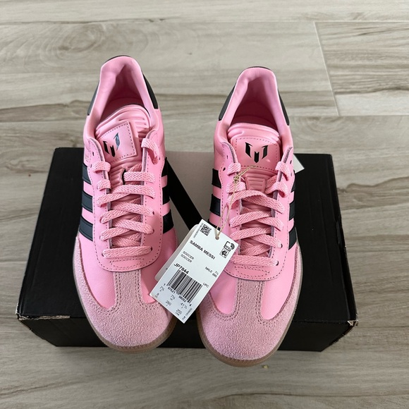 adidas Shoes - Adidas Samba Messi Soccer Sneakers; Pink; Size Men’s 8 and Women’s 9 1/2
